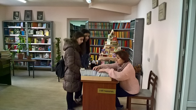 The 5 library of Yerevan