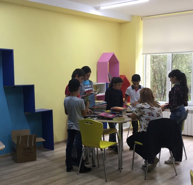 Library of village Debet